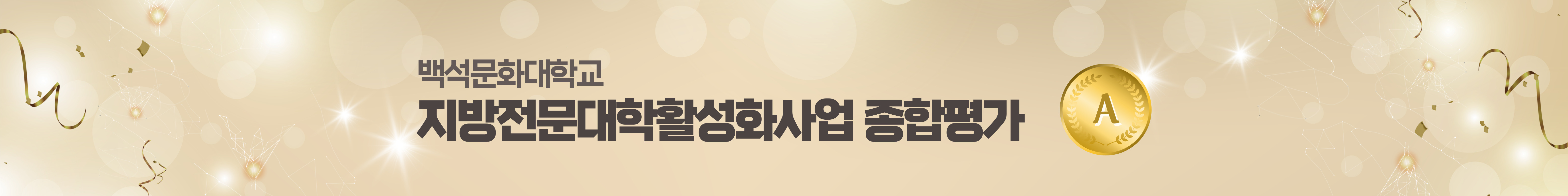 백석문화대, 지방전문대학활성화사업 종합평가서 A등급